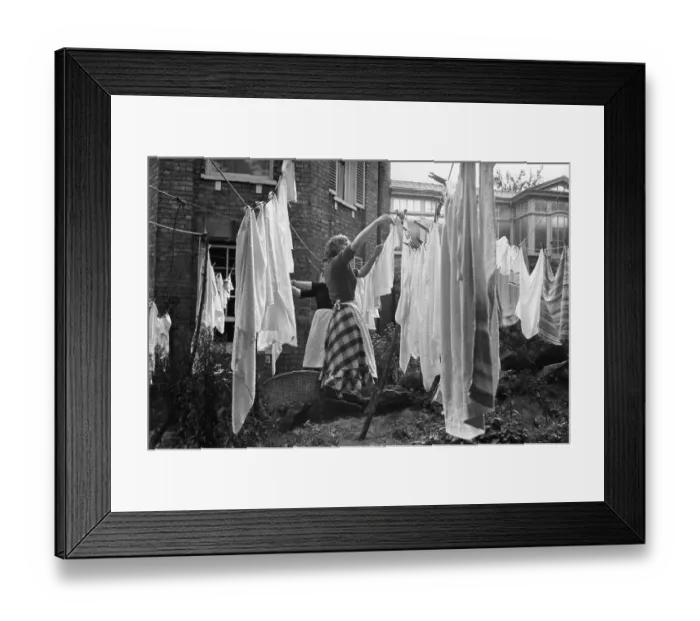 Framed Print : Laundry Day