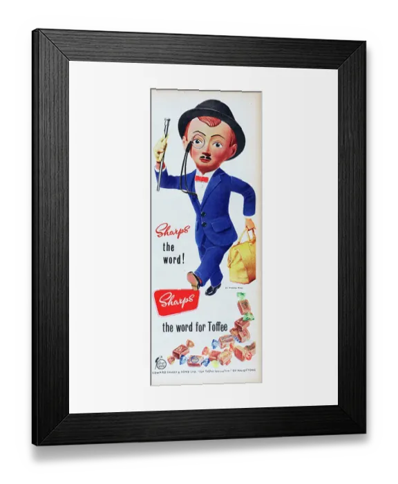 Framed Print : Sharps Toffee Framed Print : Sharps Toffee