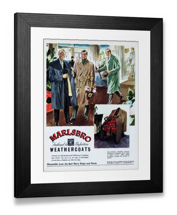 Framed Print : Marlsbro Weathercoats Framed Print : Marlsbro Weathercoats