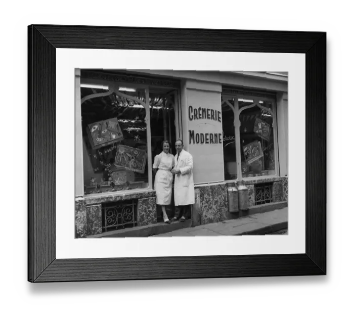 Framed Print : French Cremerie Framed Print : French Cremerie