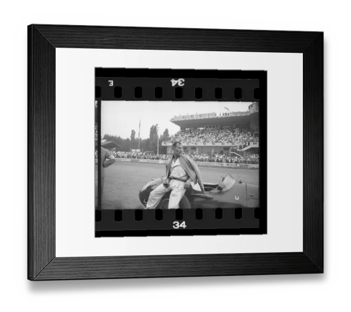 Framed Print : Moss At Monza