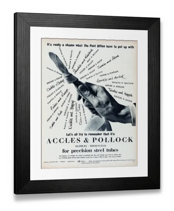 Framed Print : Accles & Pollock Framed Print : Accles & Pollock