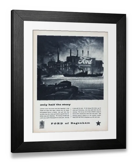Framed Print : Ford Motor Company Framed Print : Ford Motor Company