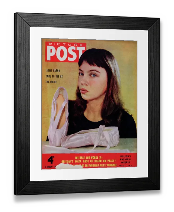 Framed Print : Leslie Caron