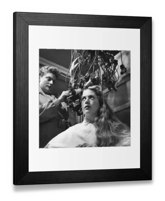 Framed Print : Perming Machine Framed Print : Perming Machine