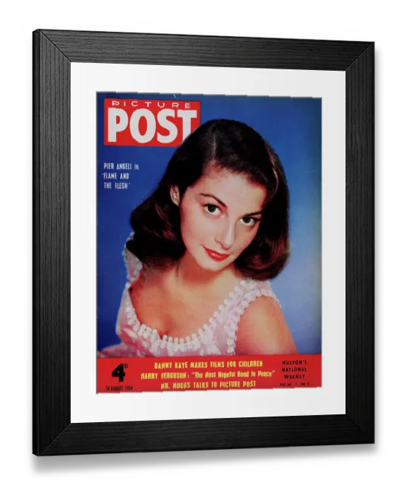 Framed Print : Pier Angeli Framed Print : Pier Angeli