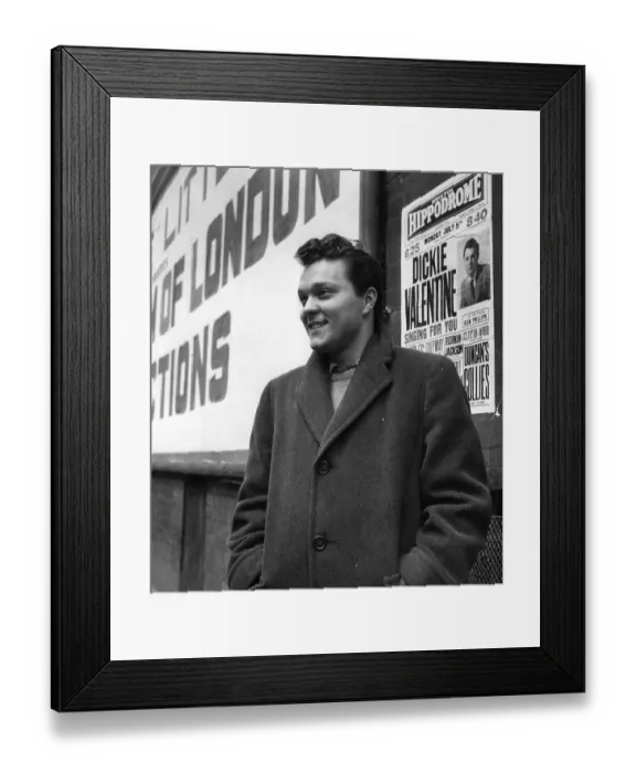 Framed Print : Dickie Valentine Framed Print : Dickie Valentine