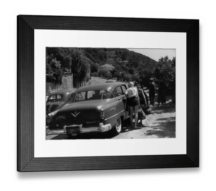 Framed Print : Riviera Hitch-Hiking Framed Print : Riviera Hitch-Hiking