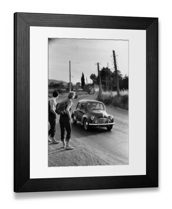 Framed Print : Hitch-hiking Framed Print : Hitch-hiking