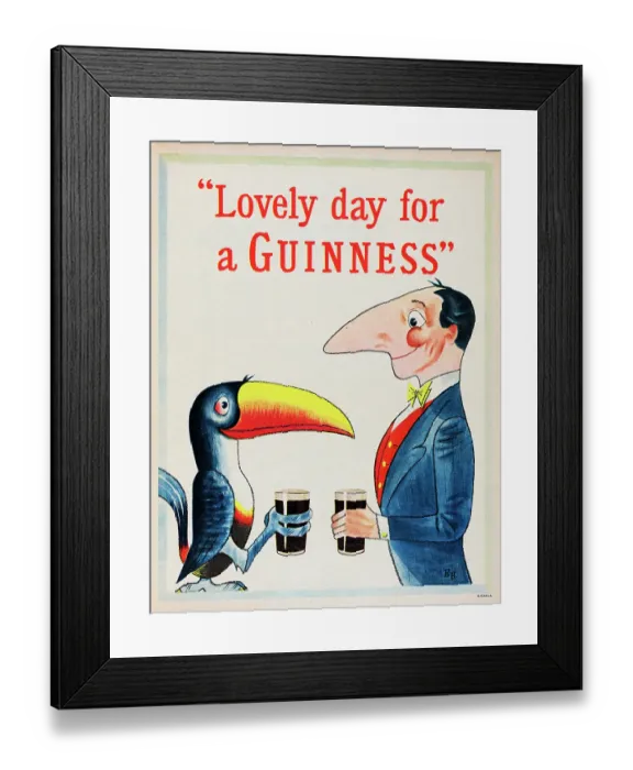 Framed Print : Lovely Day For A Guinness Framed Print : Lovely Day For A Guinness