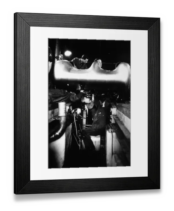 Framed Print : Grand Prix Mechanics