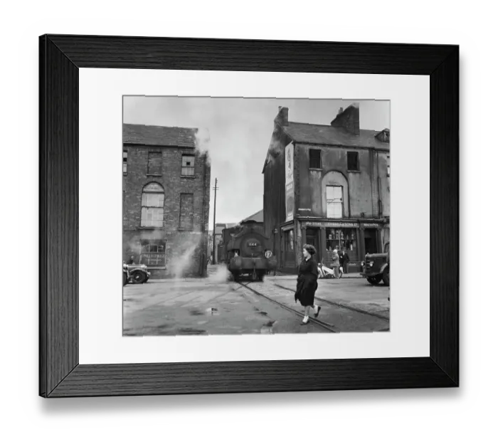 Framed Print : Street Train Framed Print : Street Train