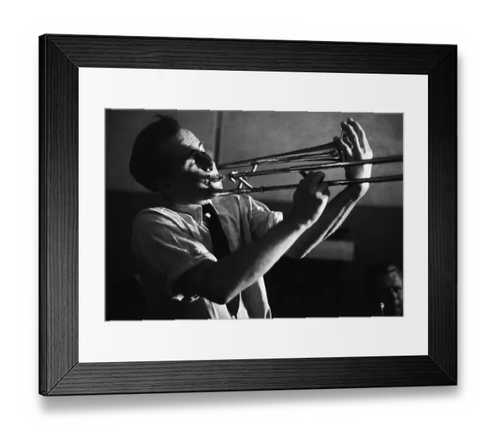 Framed Print : Pickard On Trombone Framed Print : Pickard On Trombone