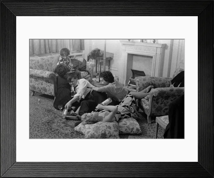 Framed Print : Final Party
