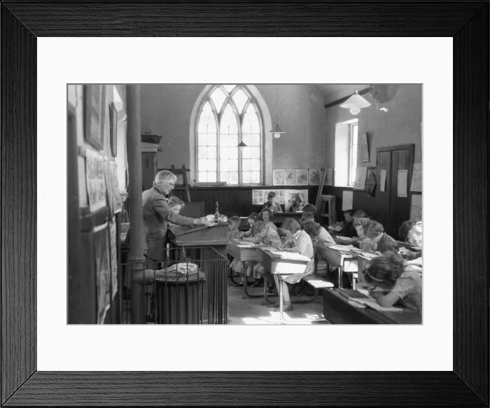 Framed Print : Village School Framed Print : Village School