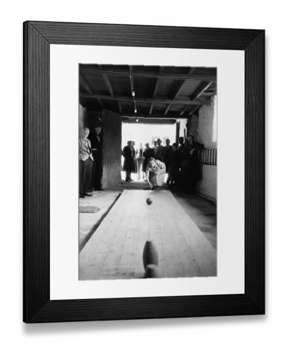 Framed Print : Skittle Player Framed Print : Skittle Player
