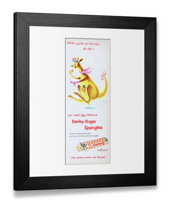 Framed Print : Barley Sugar Spangles Framed Print : Barley Sugar Spangles