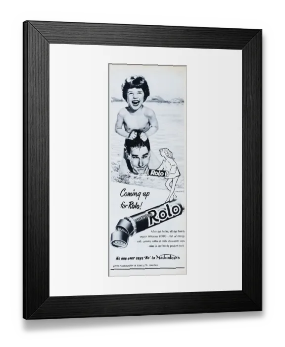 Framed Print : Mackintosh's Rolo Framed Print : Mackintosh's Rolo