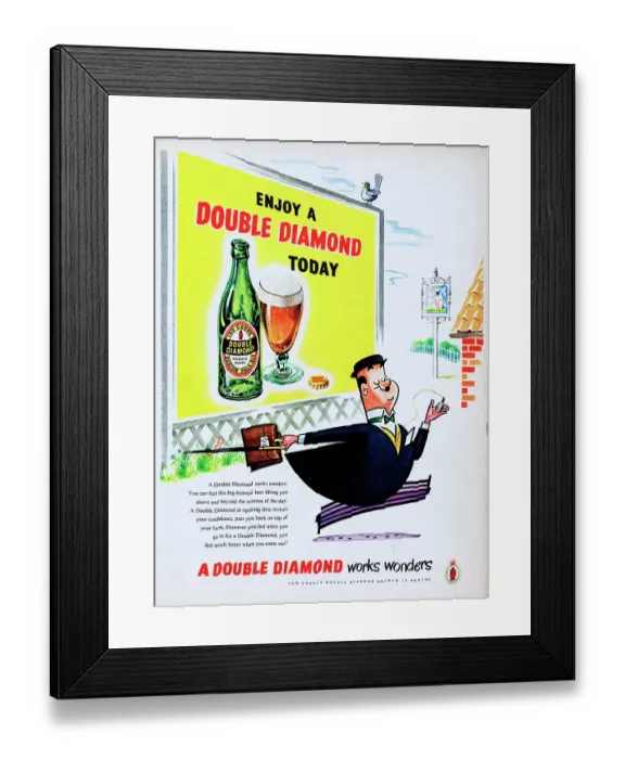 Framed Print : Double Diamond Burton Pale Ale Framed Print : Double Diamond Burton Pale Ale