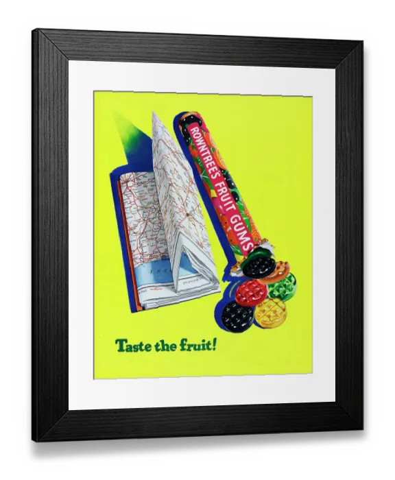 Framed Print : Rowntree's Fruit Gums Framed Print : Rowntree's Fruit Gums