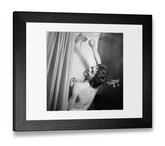 Framed Print : Cold Shower Framed Print : Cold Shower