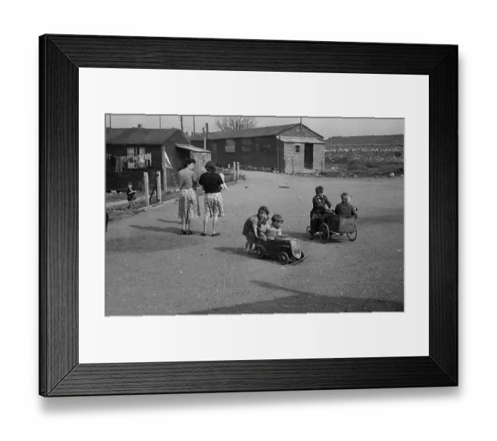 Framed Print : Bristol Slum Framed Print : Bristol Slum