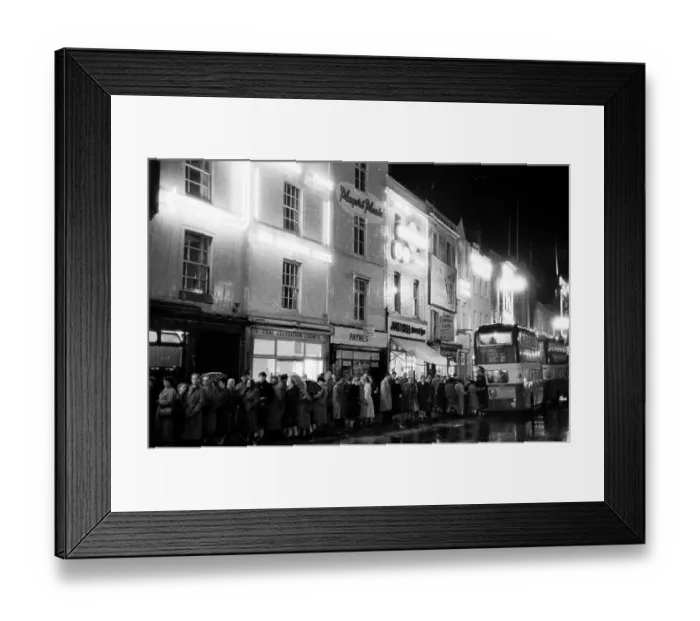 Framed Print : Bristol Bus Queue Framed Print : Bristol Bus Queue