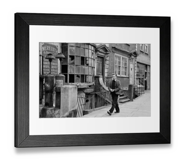 Framed Print : Run Down Street Framed Print : Run Down Street