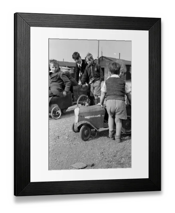 Framed Print : Carting Fun Framed Print : Carting Fun
