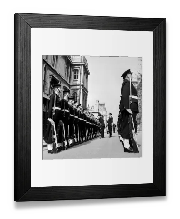 Framed Print : Navy Inspection Framed Print : Navy Inspection