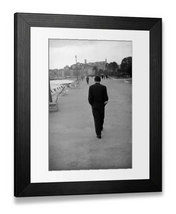 Framed Print : Lonely Walk Framed Print : Lonely Walk
