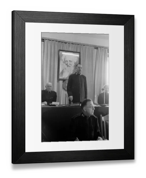 Framed Print : Watchful General Framed Print : Watchful General