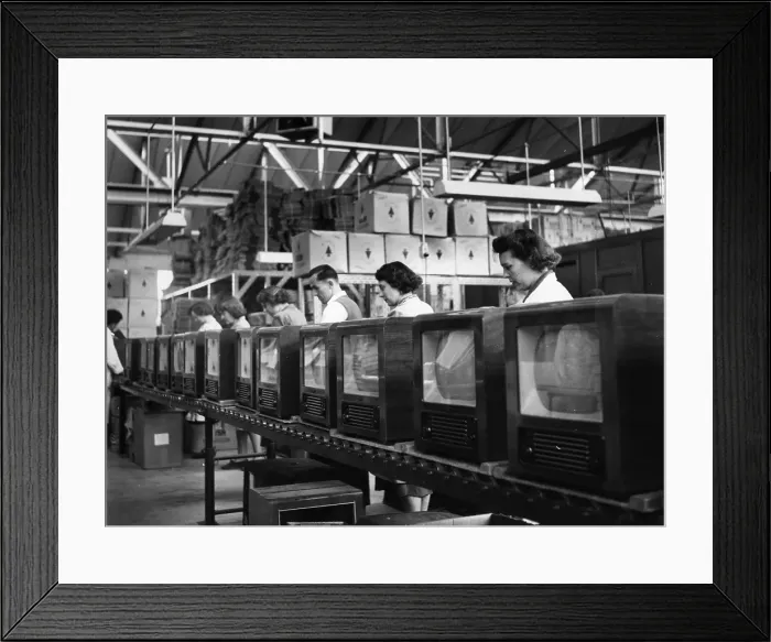Framed Print : TV Factory Framed Print : TV Factory