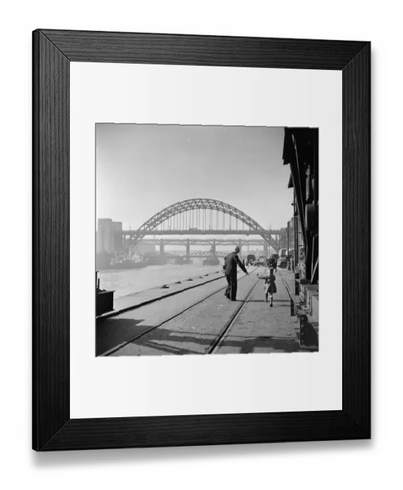 Framed Print : Quayside Walk Framed Print : Quayside Walk