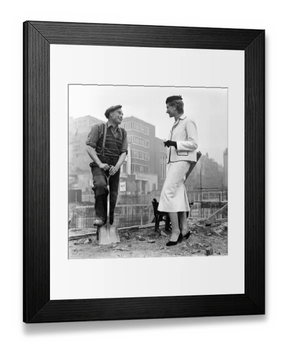 Framed Print : Friendly Chat Framed Print : Friendly Chat