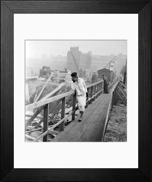 Framed Print : On The Bridge Framed Print : On The Bridge