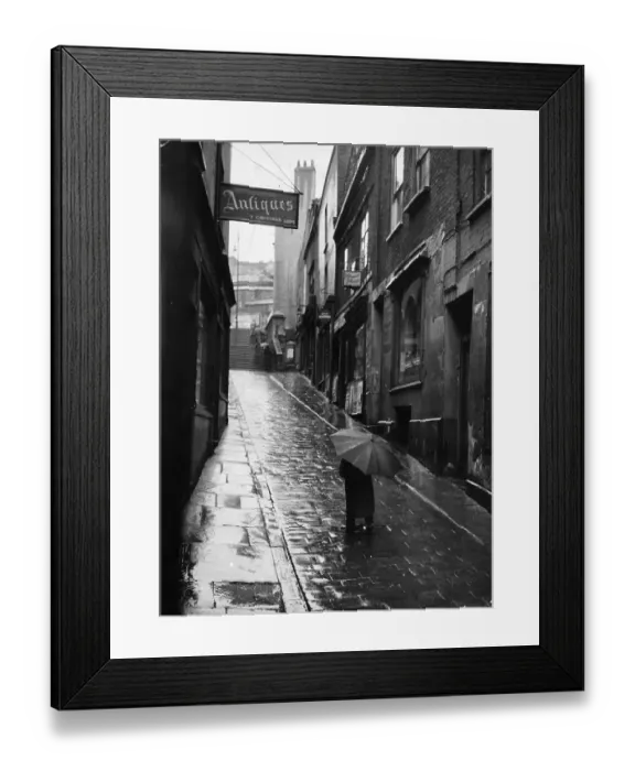Framed Print : Rain In Bristol Framed Print : Rain In Bristol
