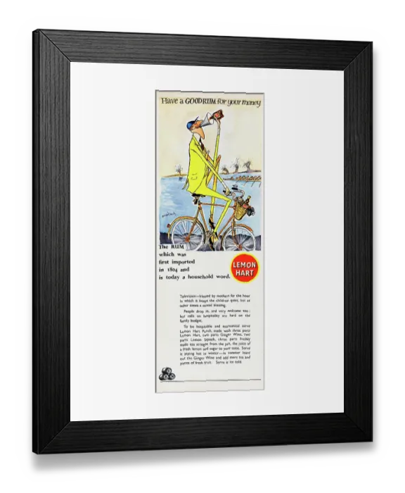 Framed Print : Lemon Hart Rum Framed Print : Lemon Hart Rum