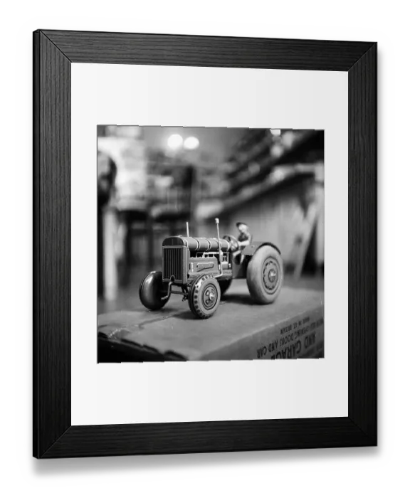 Framed Print : Toy Tractor Framed Print : Toy Tractor