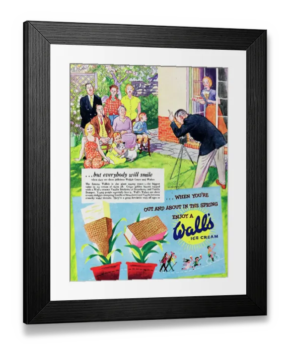 Framed Print : Wall's Ice Cream Framed Print : Wall's Ice Cream