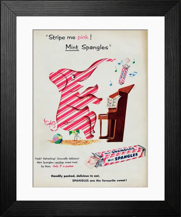 Framed Print : Mint Spangles Framed Print : Mint Spangles