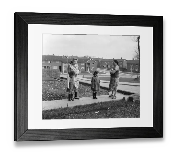 Framed Print : Council Houses Framed Print : Council Houses
