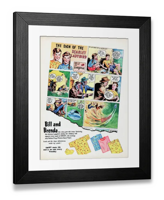 Framed Print : Ladybird Clothing Framed Print : Ladybird Clothing