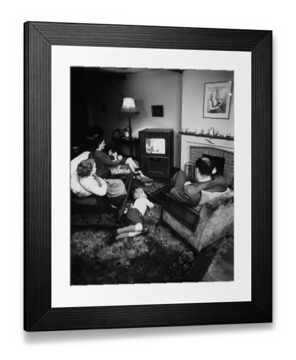 Framed Print : Family Lounge Framed Print : Family Lounge
