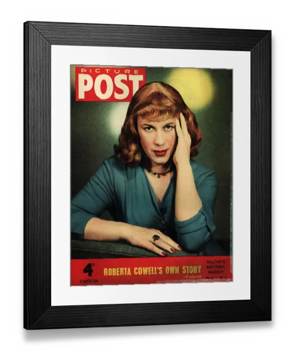 Framed Print : Roberta Cowell Framed Print : Roberta Cowell