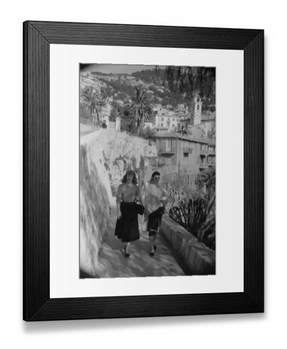 Framed Print : Roberta Cowell And Friend Framed Print : Roberta Cowell And Friend