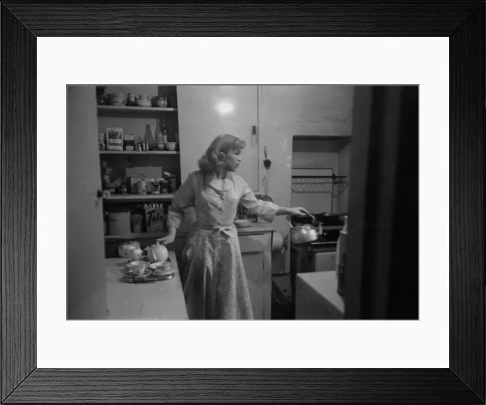 Framed Print : Roberta Cowell Making Tea Framed Print : Roberta Cowell Making Tea