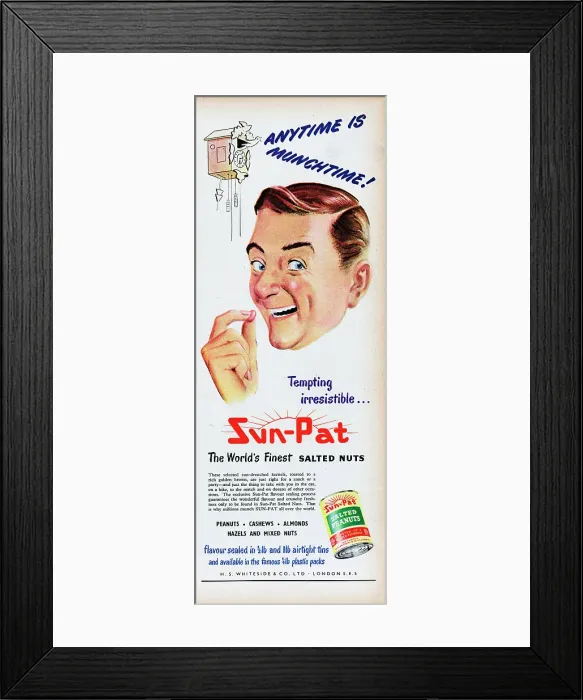 Framed Print : Sun-Pat Salted Peanuts Framed Print : Sun-Pat Salted Peanuts
