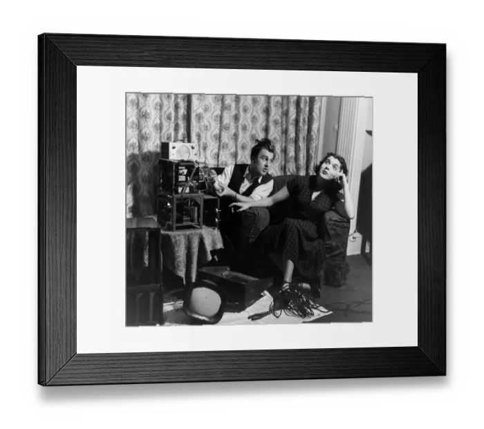 Framed Print : Broken Television Framed Print : Broken Television