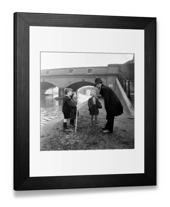 Framed Print : Helpful Bobby